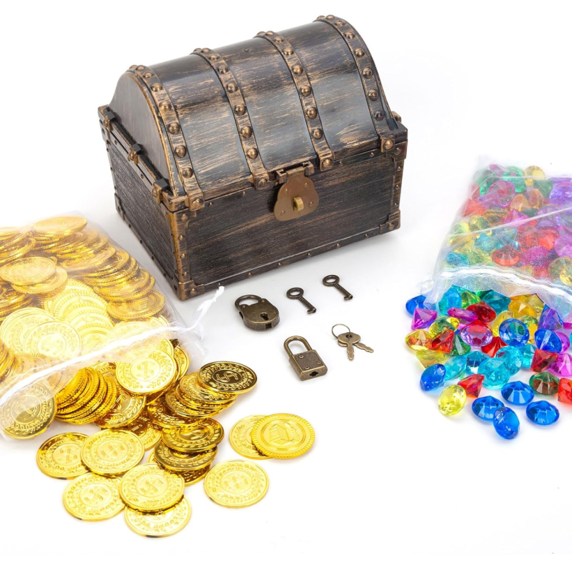 Custom Treasure Map - Includes Treasure Chest